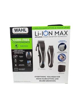Wahl Li-Ion Max Cordless Haircutting & Beard Grooming Kit